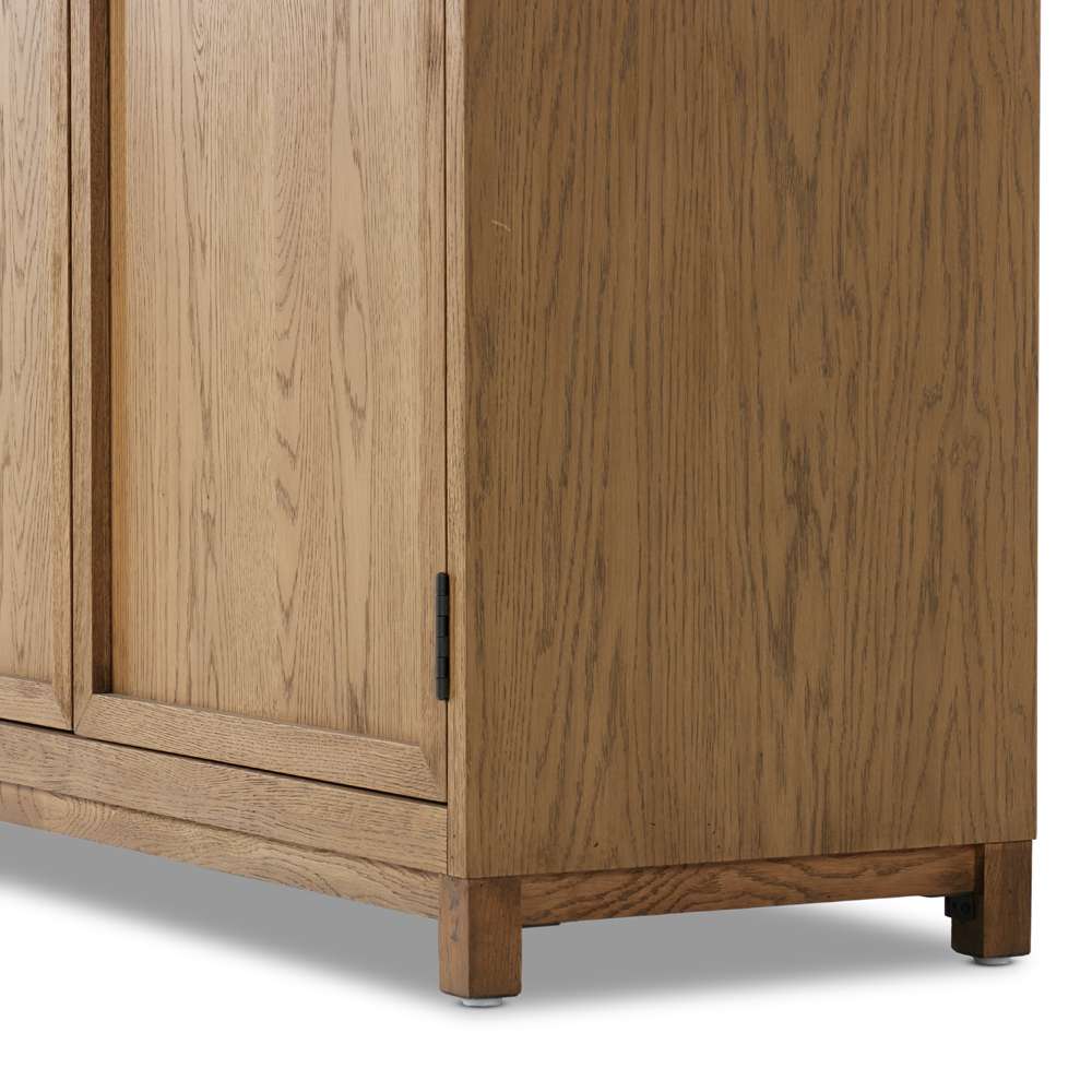 Four Hands - Irondale - Millie Panel & Glss Door Cabinet-Drifted - 235949-002 veiw 10