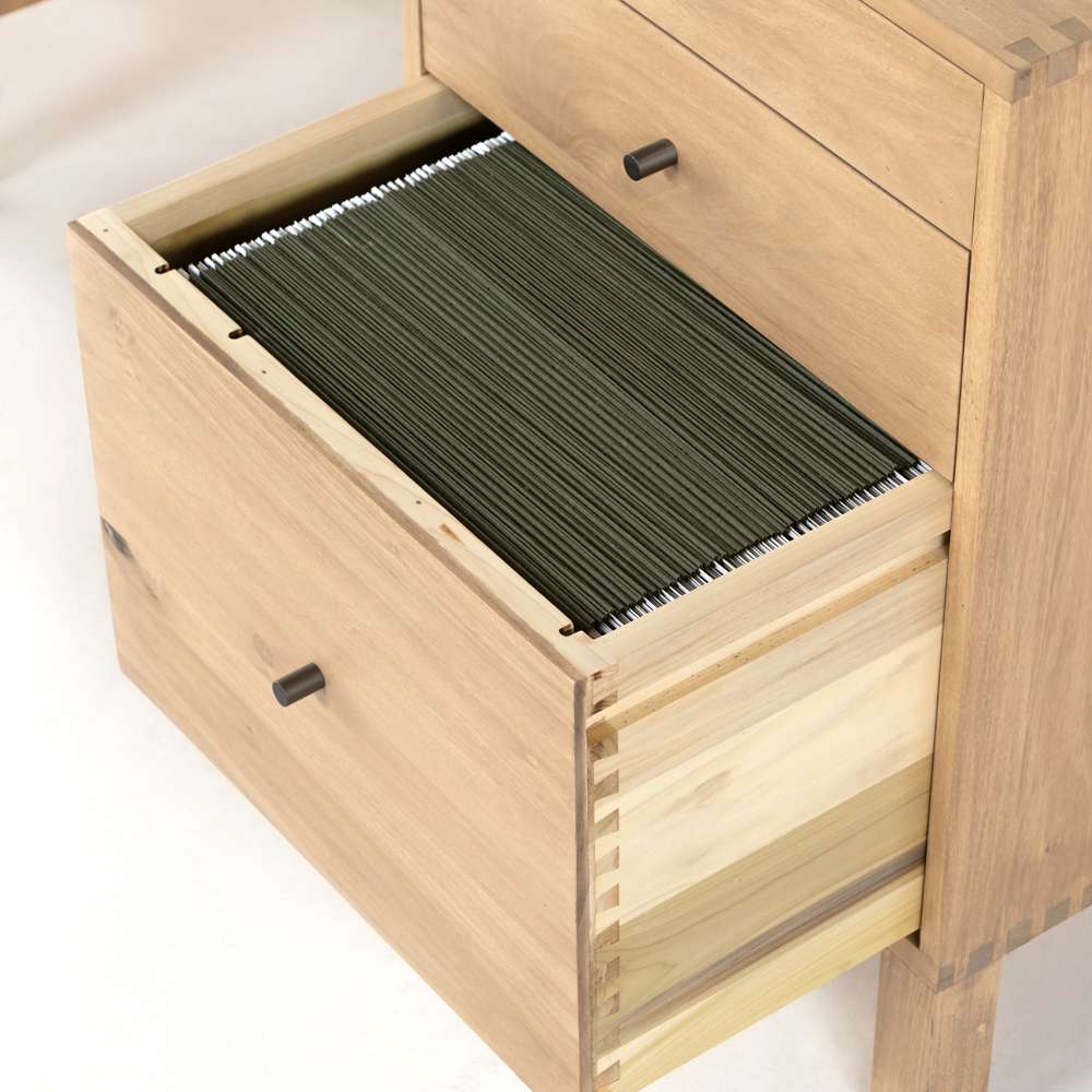 Four Hands - Isador Executive Desk - Dry Wash Poplar - 226511-001 veiw 5