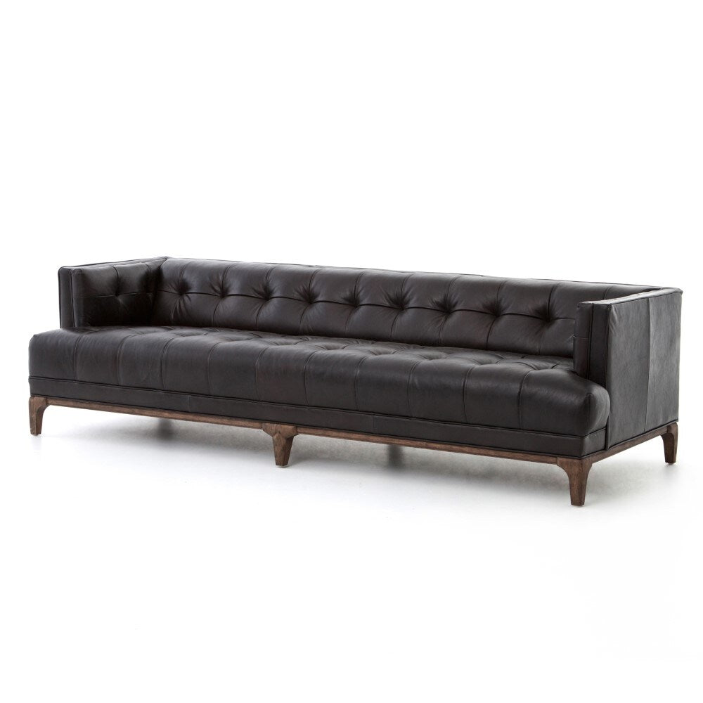 Four Hands - Dylan Leather Sofa - Rider Black - CKEN-F7C-396 veiw 1