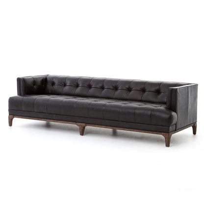 Four Hands - Dylan Leather Sofa - Rider Black - CKEN-F7C-396 veiw 1