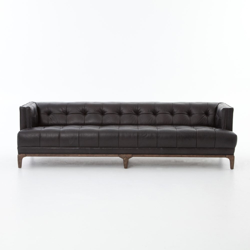 Four Hands - Dylan Leather Sofa - Rider Black - CKEN-F7C-396 veiw 4