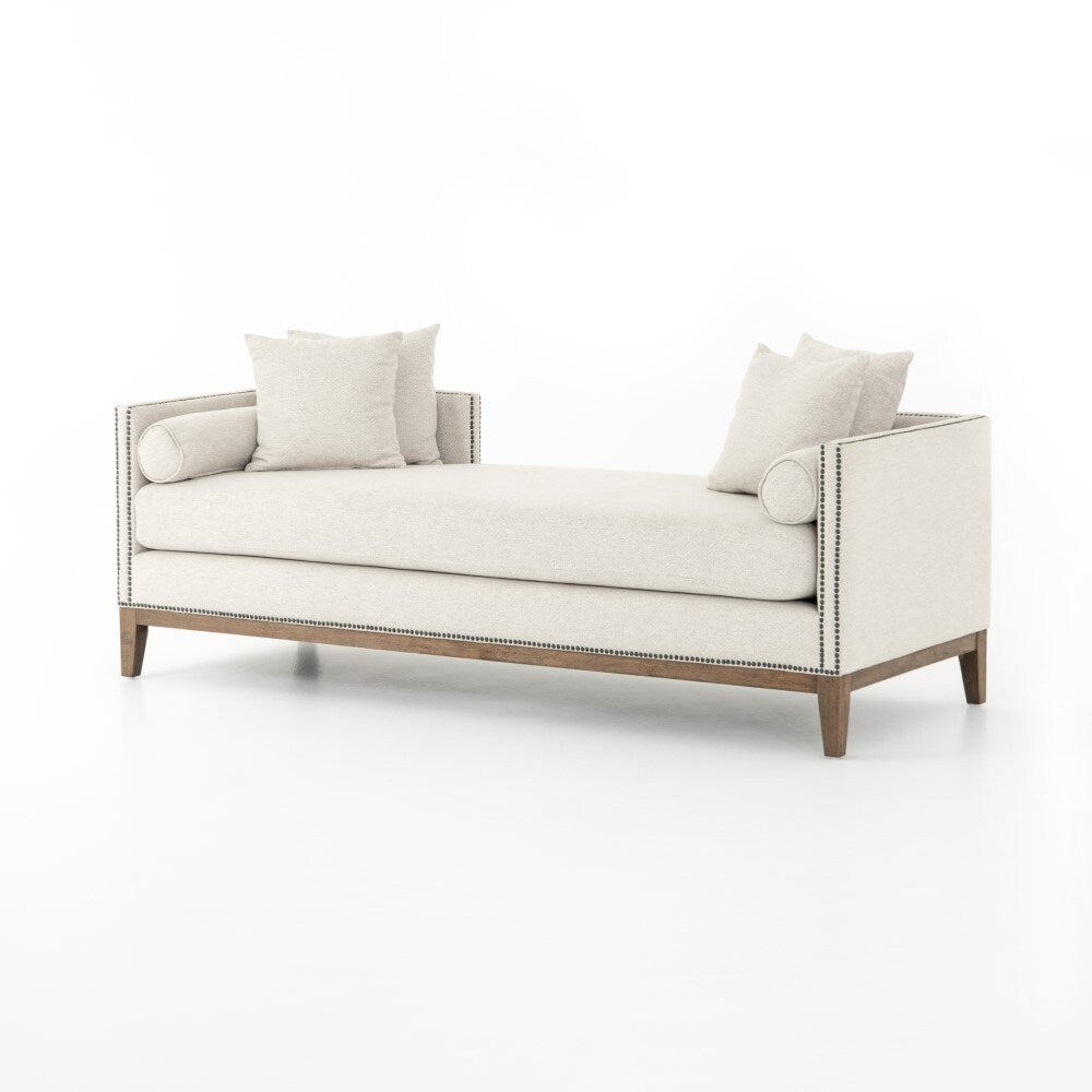 Four Hands - Mercury Double Chaise - Noble Platinum - 106142-008 veiw 1