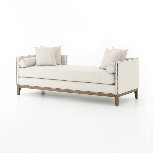 Four Hands - Mercury Double Chaise - Noble Platinum - 106142-008 veiw 1