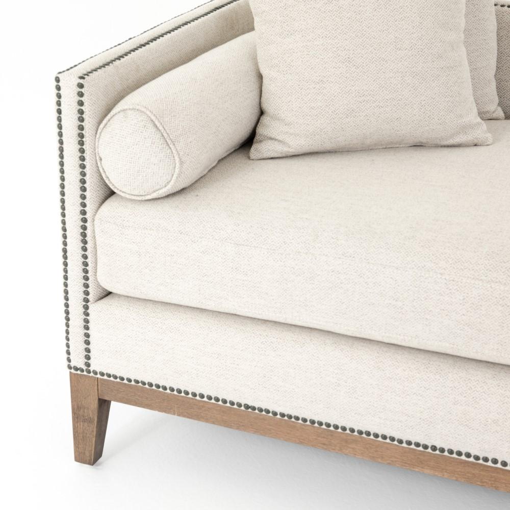 Four Hands - Mercury Double Chaise - Noble Platinum - 106142-008 veiw 6