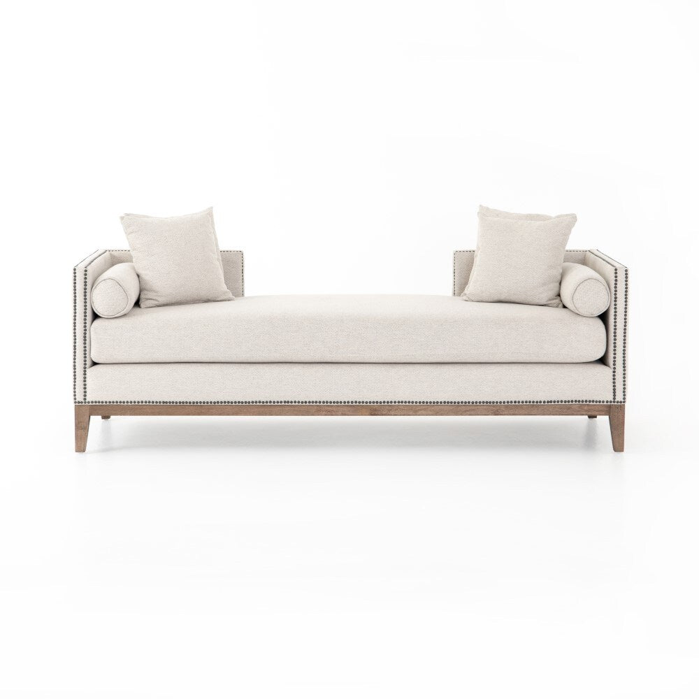 Four Hands - Mercury Double Chaise - Noble Platinum - 106142-008 veiw 7
