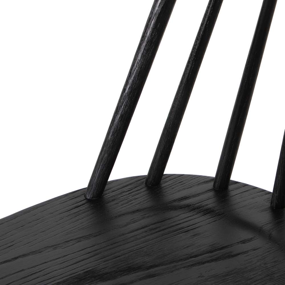 Four Hands - Lewis Windsor Chair - Black Oak - 107648-017 veiw 4