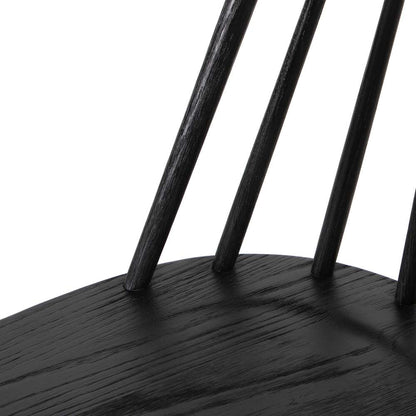 Four Hands - Lewis Windsor Chair - Black Oak - 107648-017 veiw 4