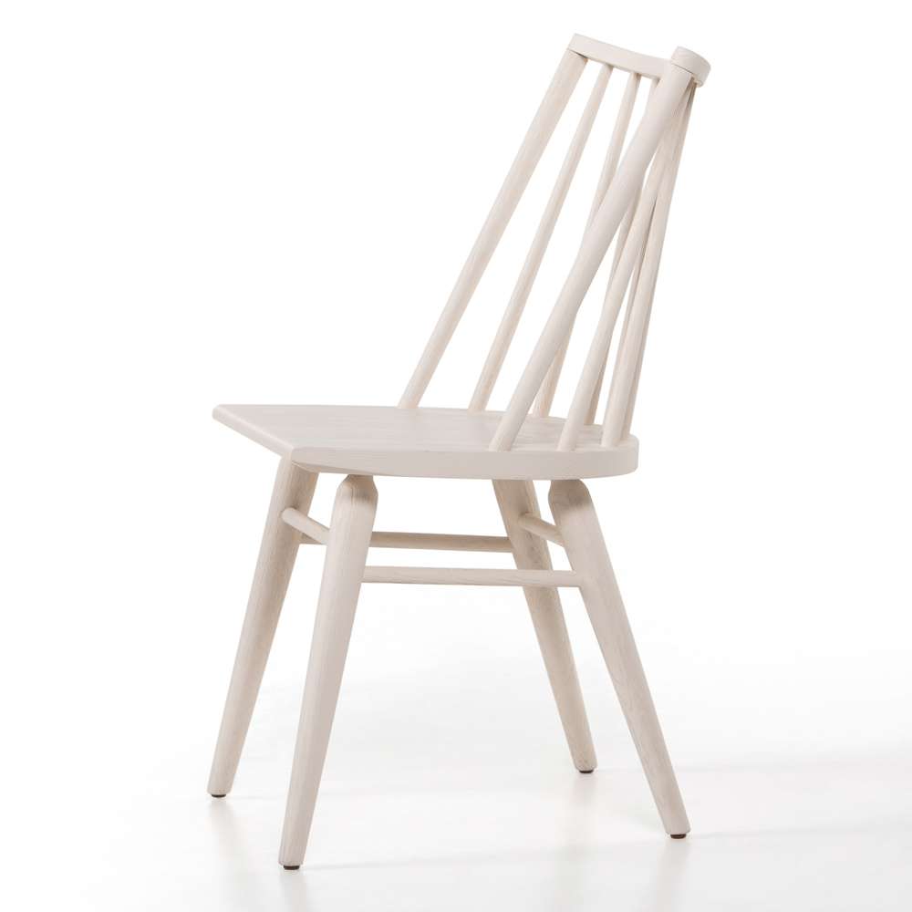 Four Hands - Lewis Windsor Chair - Off White - 107648-022 veiw 3