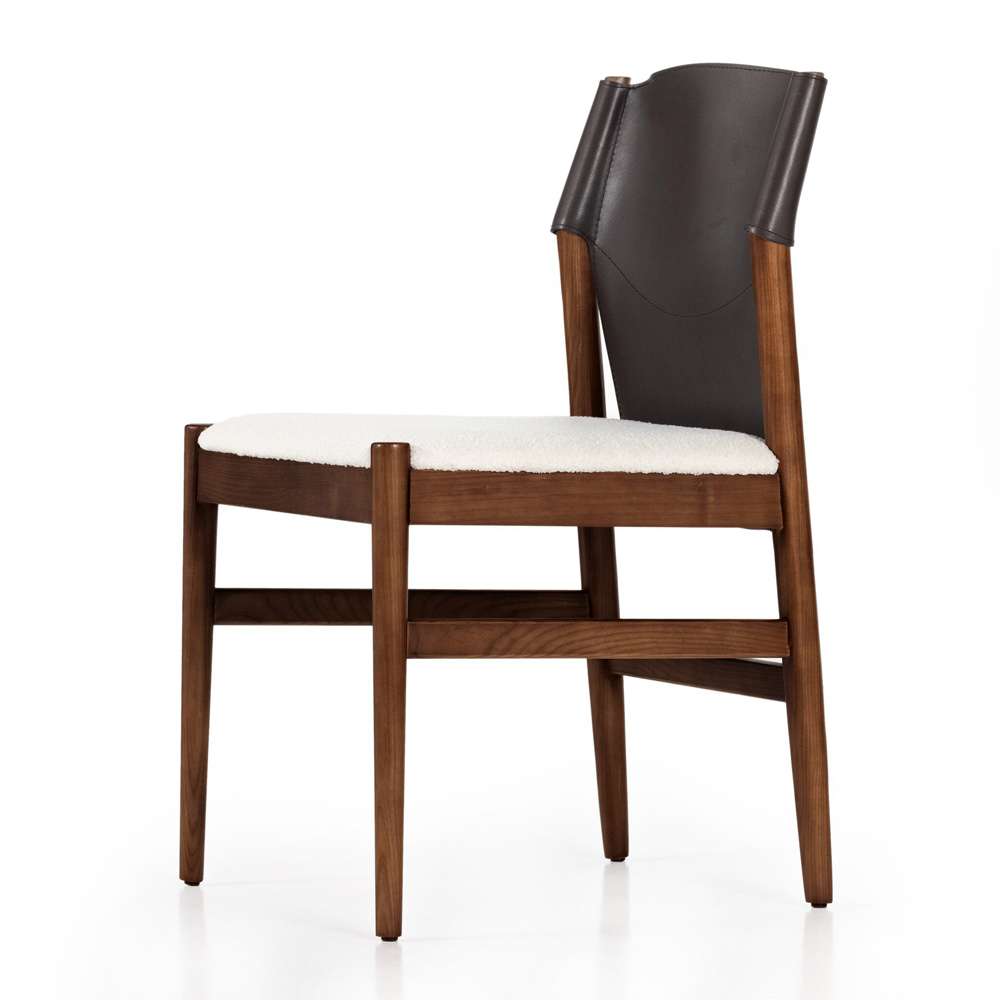 Four Hands - Lulu Armless Dining Chair - Espresso Lthr - 227407-003 veiw 3