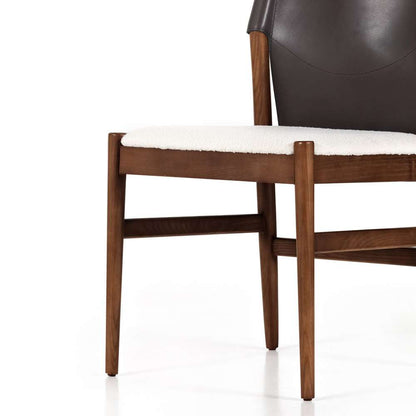 Four Hands - Lulu Armless Dining Chair - Espresso Lthr - 227407-003 veiw 5