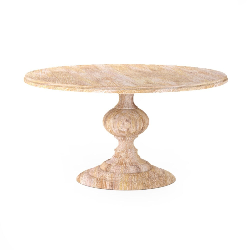Four Hands - Magnolia Round Dining Table 60in - Whitewas - IMGN-60R veiw 1