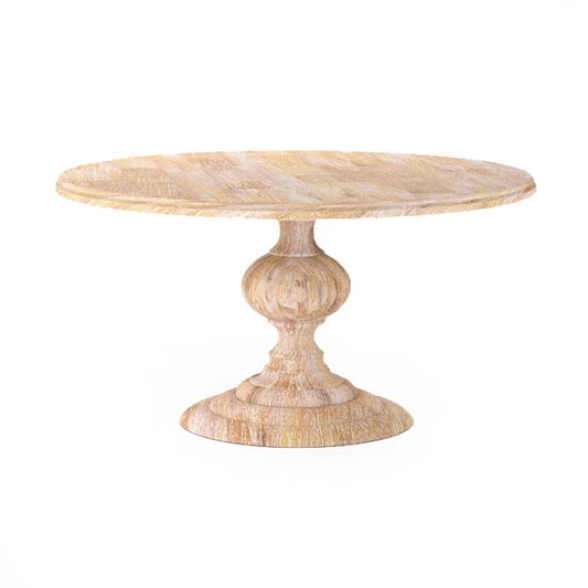 Four Hands - Magnolia Round Dining Table 60in - Whitewas - IMGN-60R veiw 1