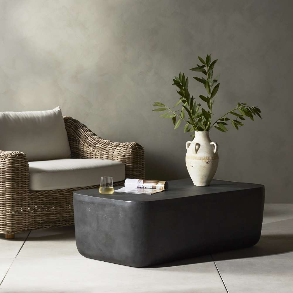 Four Hands - Marlow - Basil Outdoor Rectgl Coffee Tbl-Lrg-Grey - 234765-001 veiw 6