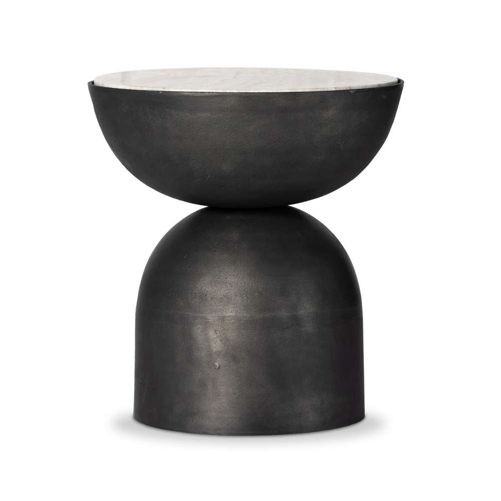 Four Hands - Marlow - Corbett End Table-Creamy Taupe Marble - 234242-001 veiw 1