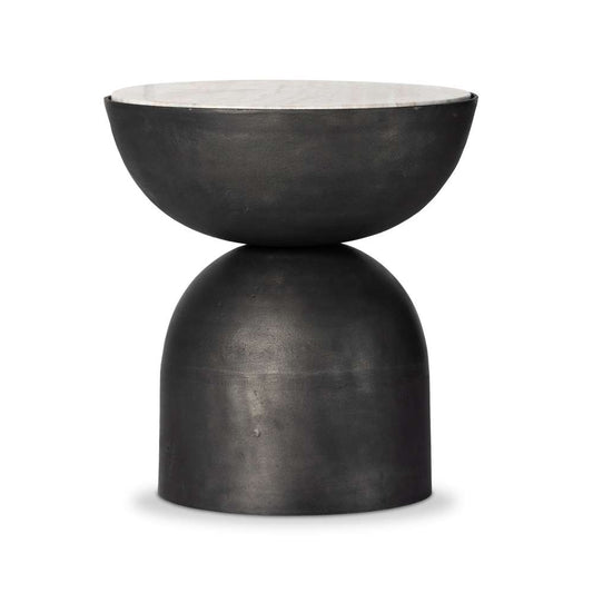 Four Hands - Marlow - Corbett End Table-Creamy Taupe Marble - 234242-001 veiw 1