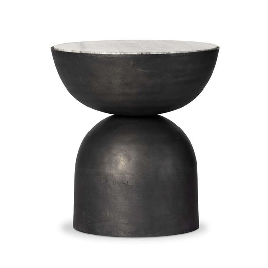 Four Hands - Marlow - Corbett End Table-River Grey Marble - 234242-002 veiw 1