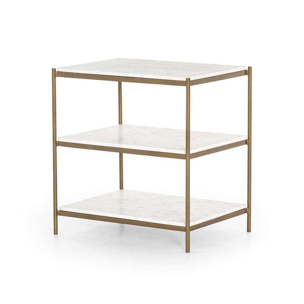 Four Hands - Marlow - Felix Nightstand-Antique Brass - IMAR-193 veiw 2