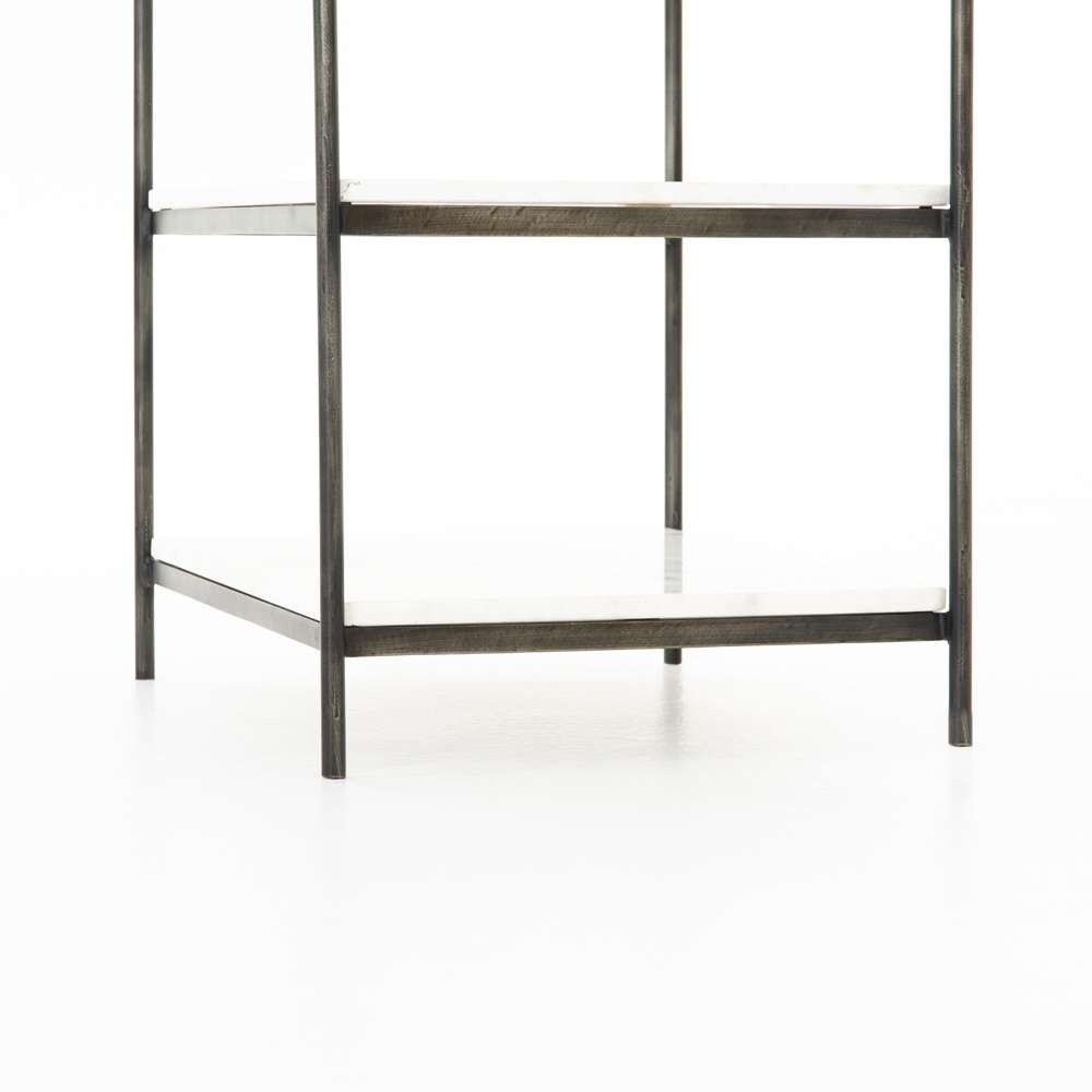 Four Hands - Marlow - Felix Nightstand-Hammered Grey - 106544-006 veiw 2