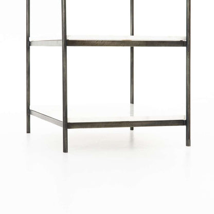 Four Hands - Marlow - Felix Nightstand-Hammered Grey - 106544-006 veiw 2