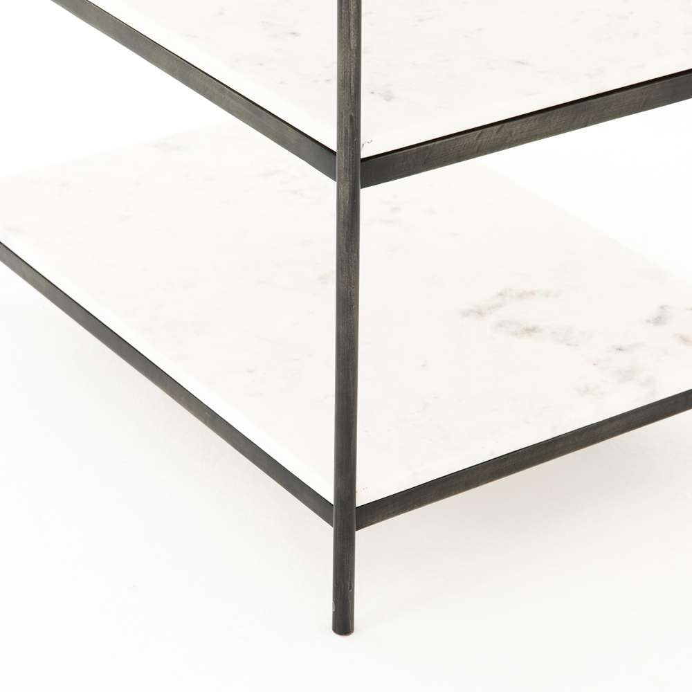 Four Hands - Marlow - Felix Nightstand-Hammered Grey - 106544-006 veiw 4