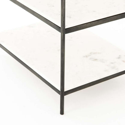 Four Hands - Marlow - Felix Nightstand-Hammered Grey - 106544-006 veiw 4