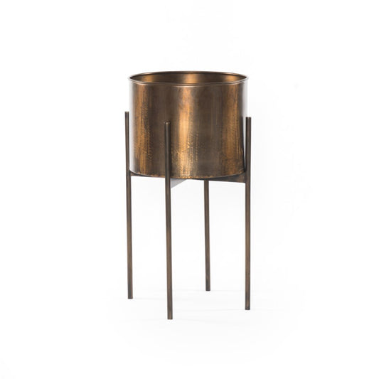 Four Hands - Jed Planter - Weathered Brass - IMAR-183 veiw 1
