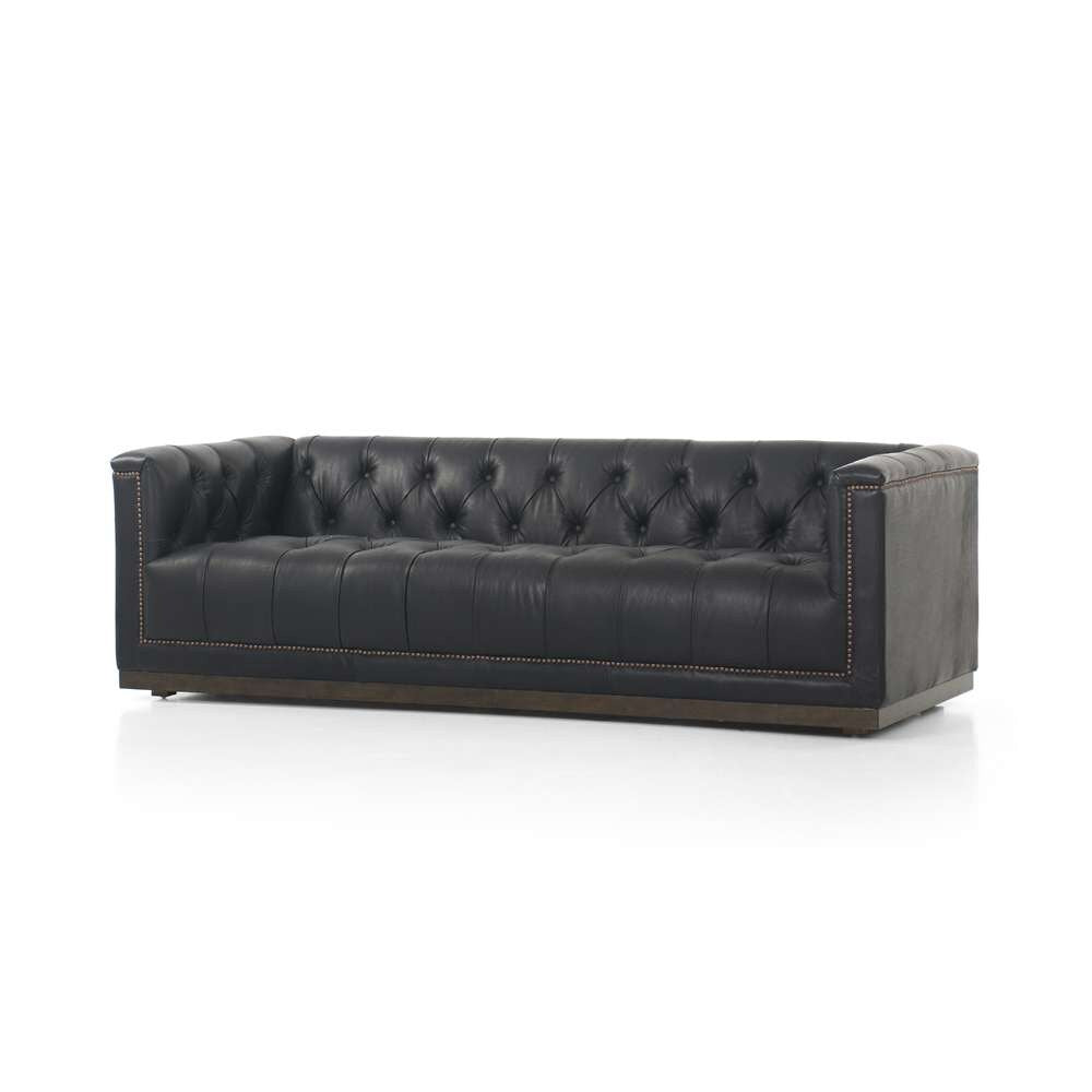 Four Hands - Maxx Sofa - 86in - Heirloom Black - 109492-002 veiw 1