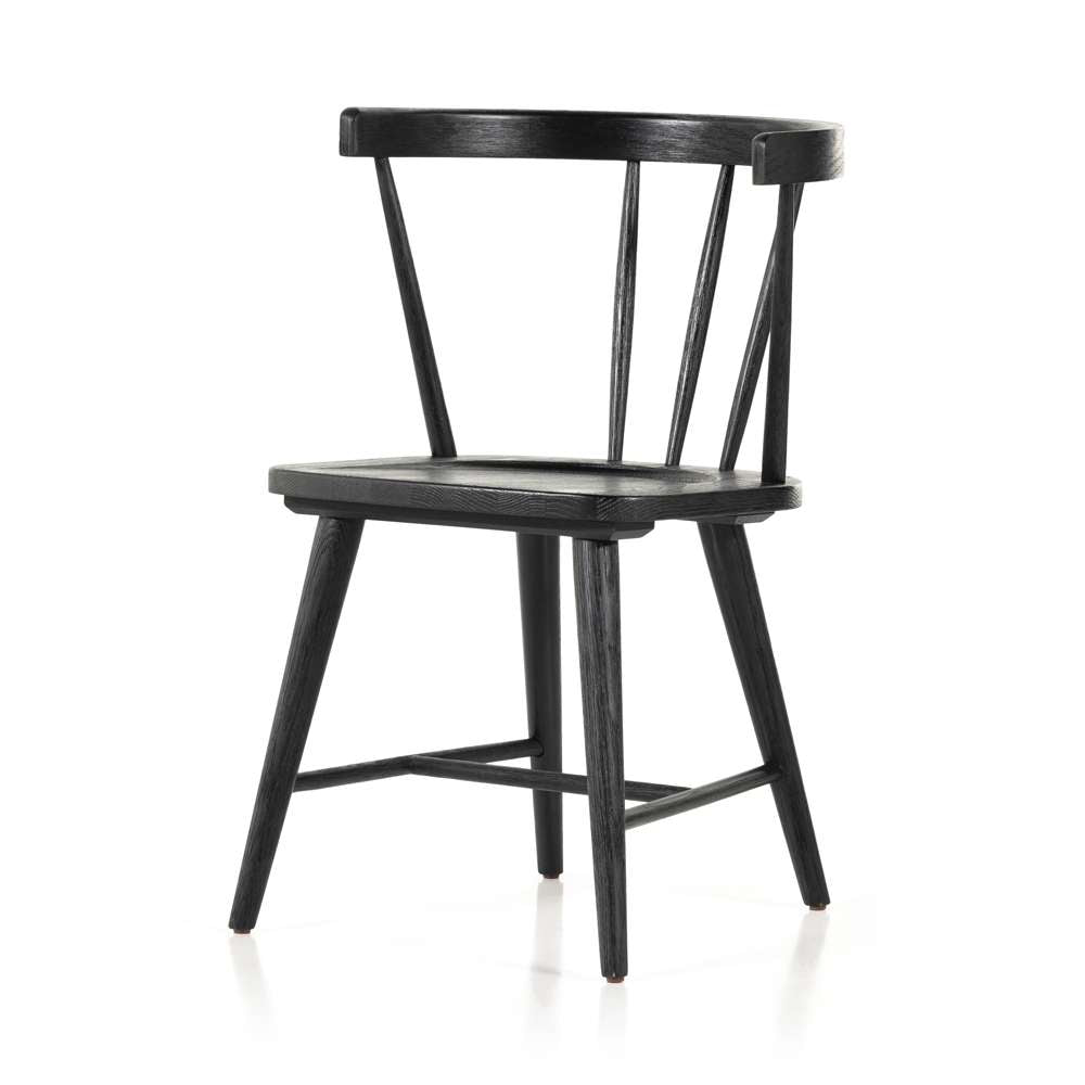 Four Hands - Naples Dining Chair - Black Oak - 224596-003 veiw 1