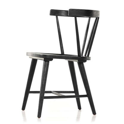 Four Hands - Naples Dining Chair - Black Oak - 224596-003 veiw 3