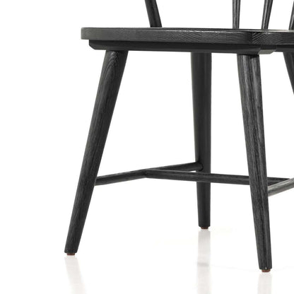 Four Hands - Naples Dining Chair - Black Oak - 224596-003 veiw 5