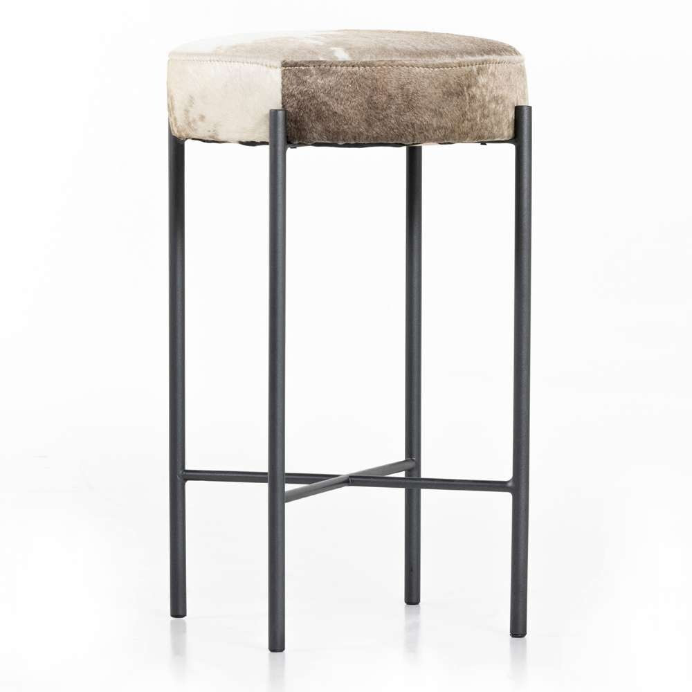Four Hands - Nocona Stool - Speckled Hide - Counter - 226810-020 veiw 2