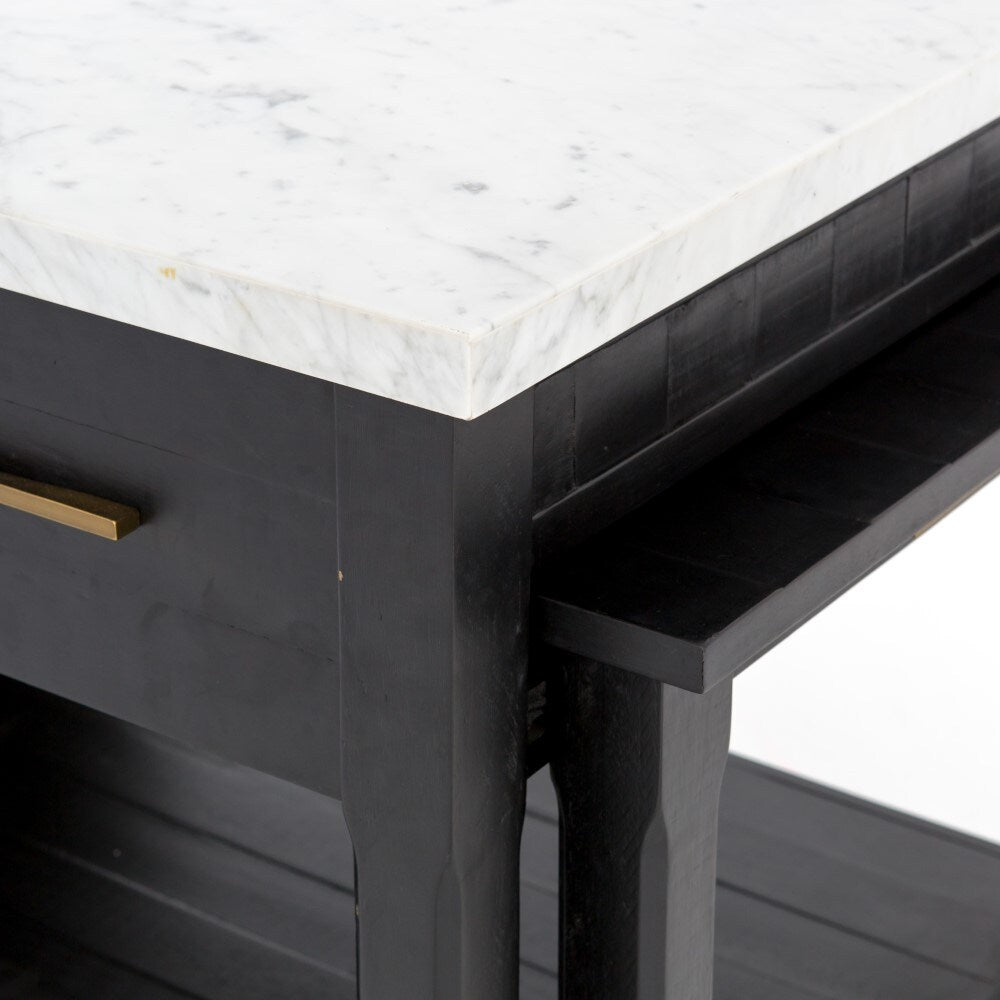Four Hands - Ian Kitchen Island - Black Acacia - VPTN-040C veiw 6