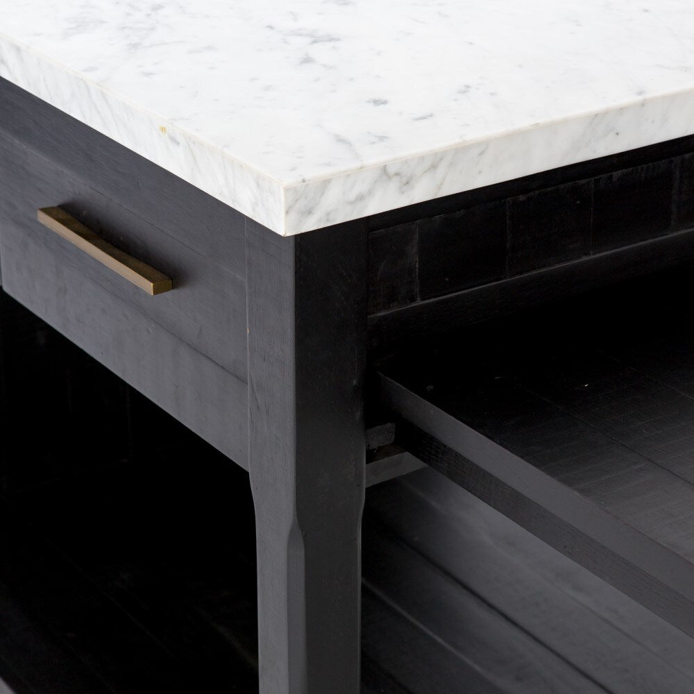 Four Hands - Ian Kitchen Island - Black Acacia - VPTN-040C veiw 9
