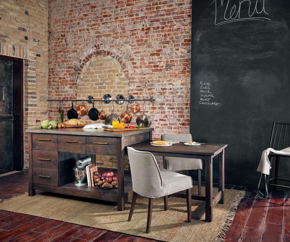 Four Hands - Ian Kitchen Island - Rubbed Black - VPTN-040 veiw 13