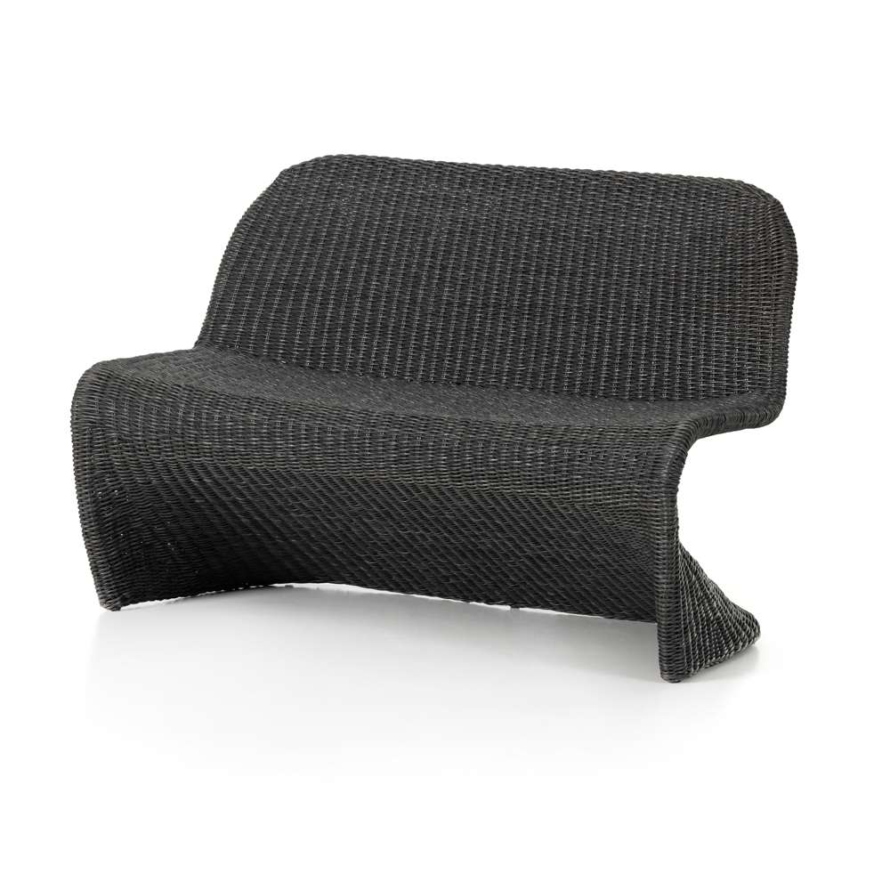 Four Hands - Portia Outdoor Dining Bench - 50in - Coal - 227840-003 veiw 1