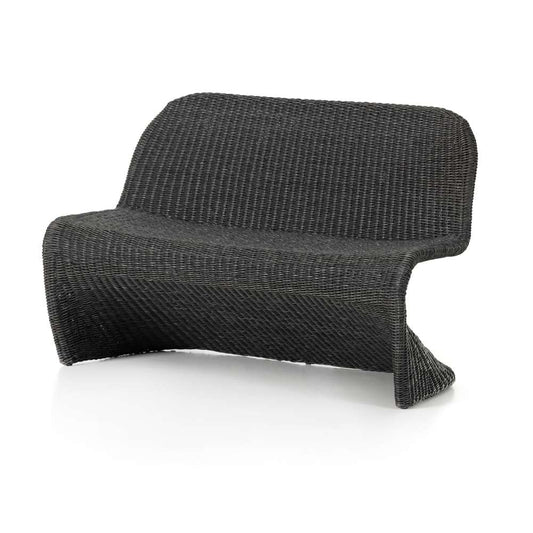 Four Hands - Portia Outdoor Dining Bench - 50in - Coal - 227840-003 veiw 1