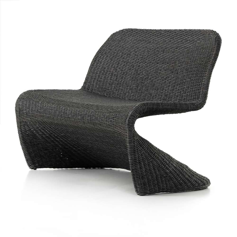 Four Hands - Portia Outdoor Dining Bench - 50in - Coal - 227840-003 veiw 3