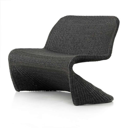Four Hands - Portia Outdoor Dining Bench - 50in - Coal - 227840-003 veiw 3