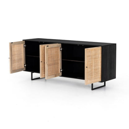 Four Hands - Carmel Sideboard - Black Wash - IPRS-002A veiw 11