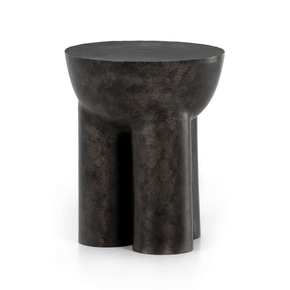 Four Hands - Sante End Table - Raw Black - 226639-001 veiw 1