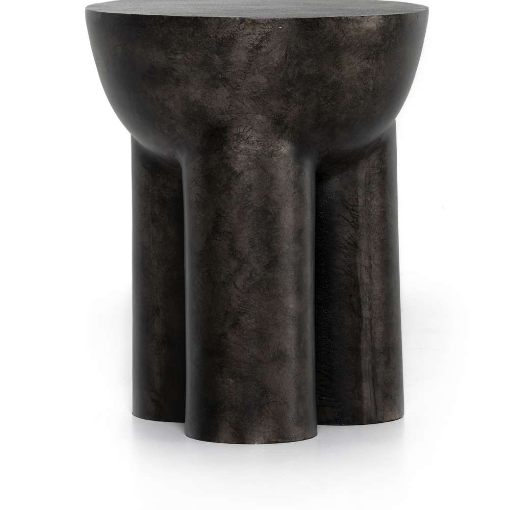 Four Hands - Sante End Table - Raw Black - 226639-001 veiw 2