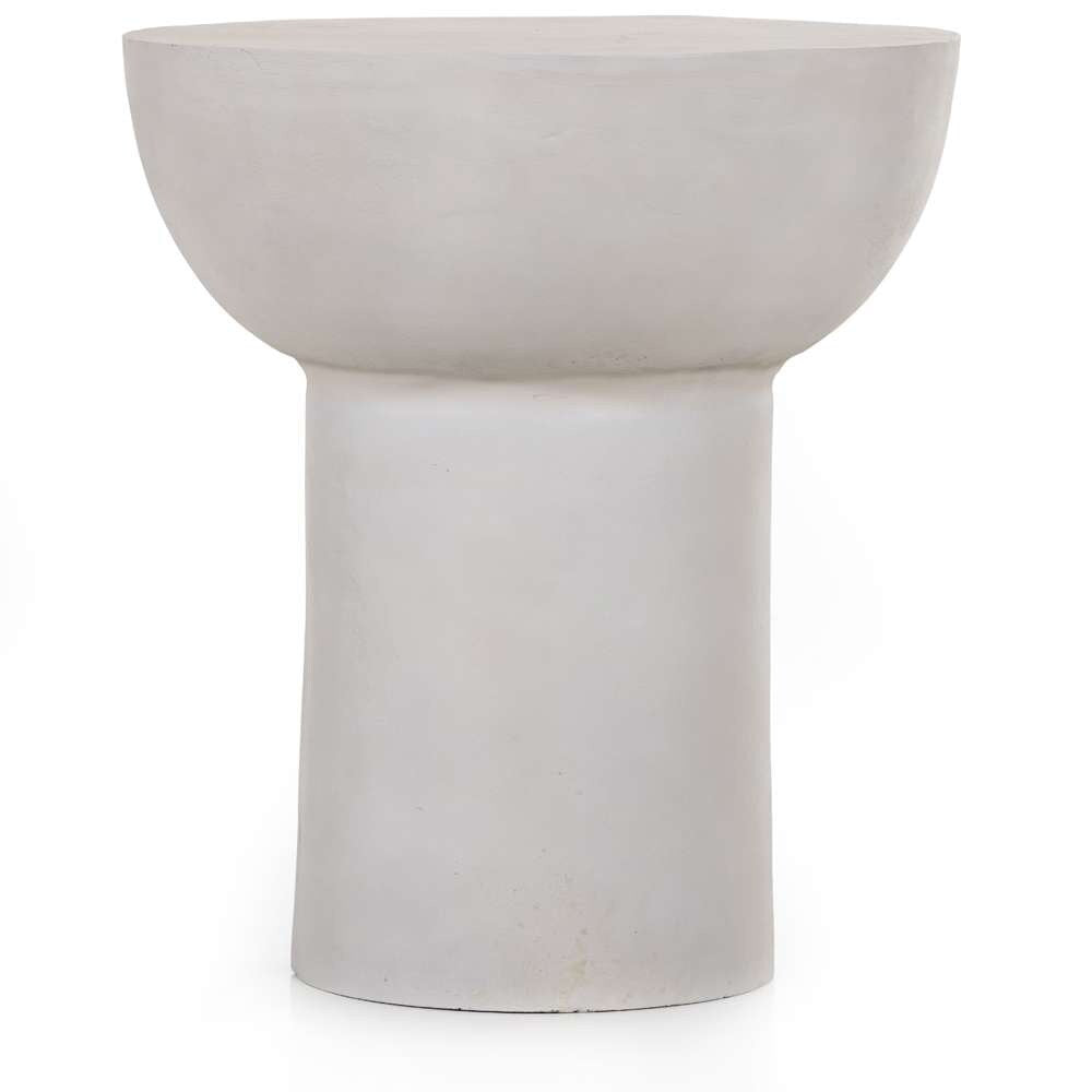Four Hands - Searcy End Table - Textured Matte White - 226686-003 veiw 2