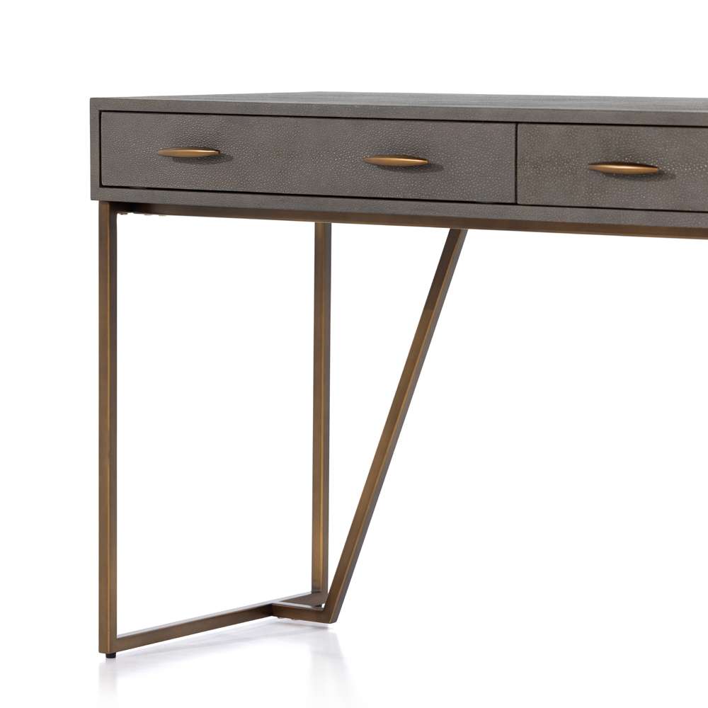 Four Hands - Shagreen Desk - Grey Shagreen - 107640-008 veiw 3