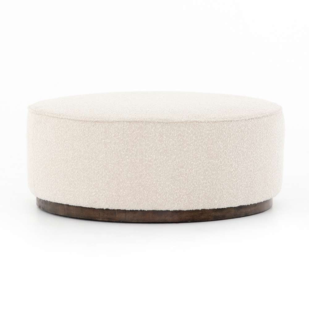 Four Hands - Sinclair Large Round Ottoman - Knoll Nat - 106119-007 veiw 1
