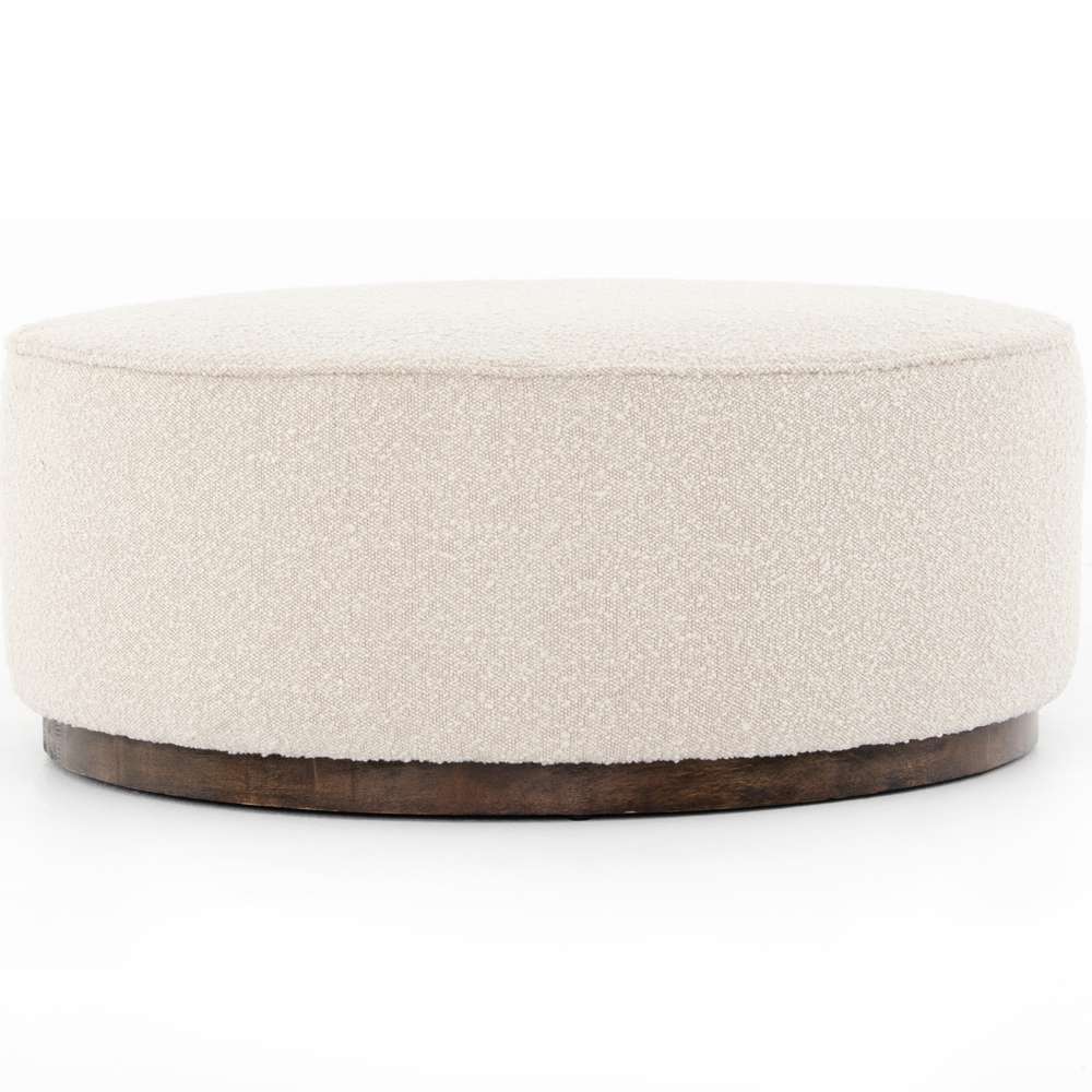 Four Hands - Sinclair Large Round Ottoman - Knoll Nat - 106119-007 veiw 2
