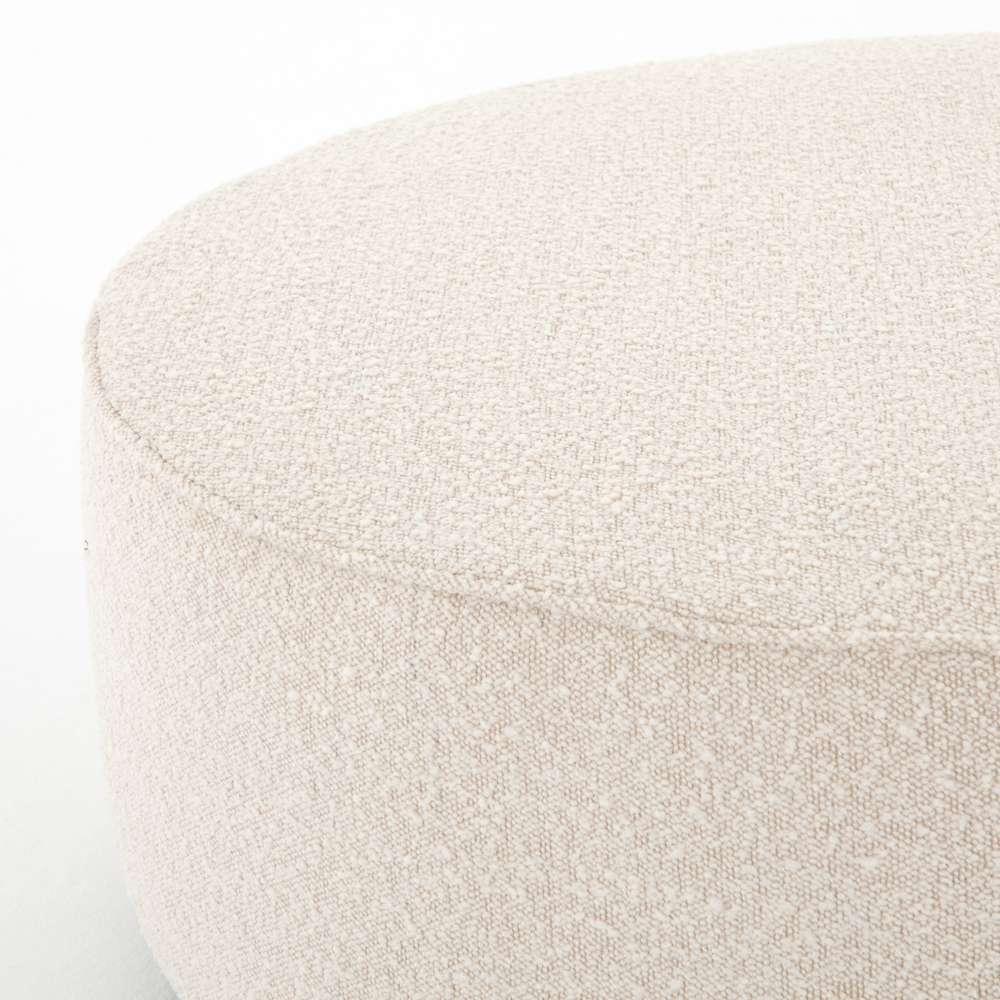 Four Hands - Sinclair Large Round Ottoman - Knoll Nat - 106119-007 veiw 4