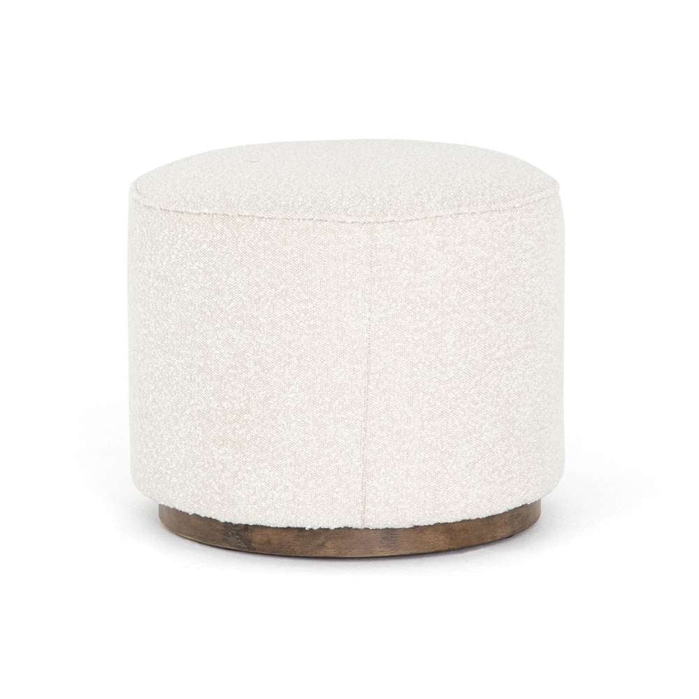 Four Hands - Sinclair Round Ottoman - Knoll Natural - 106074-011 veiw 1