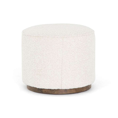 Four Hands - Sinclair Round Ottoman - Knoll Natural - 106074-011 veiw 1