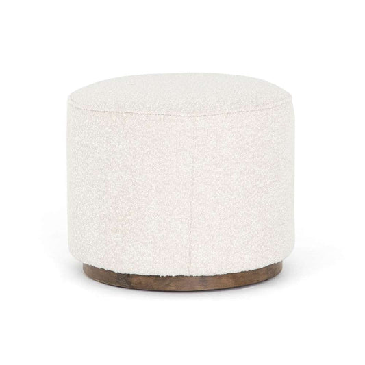 Four Hands - Sinclair Round Ottoman - Knoll Natural - 106074-011 veiw 1