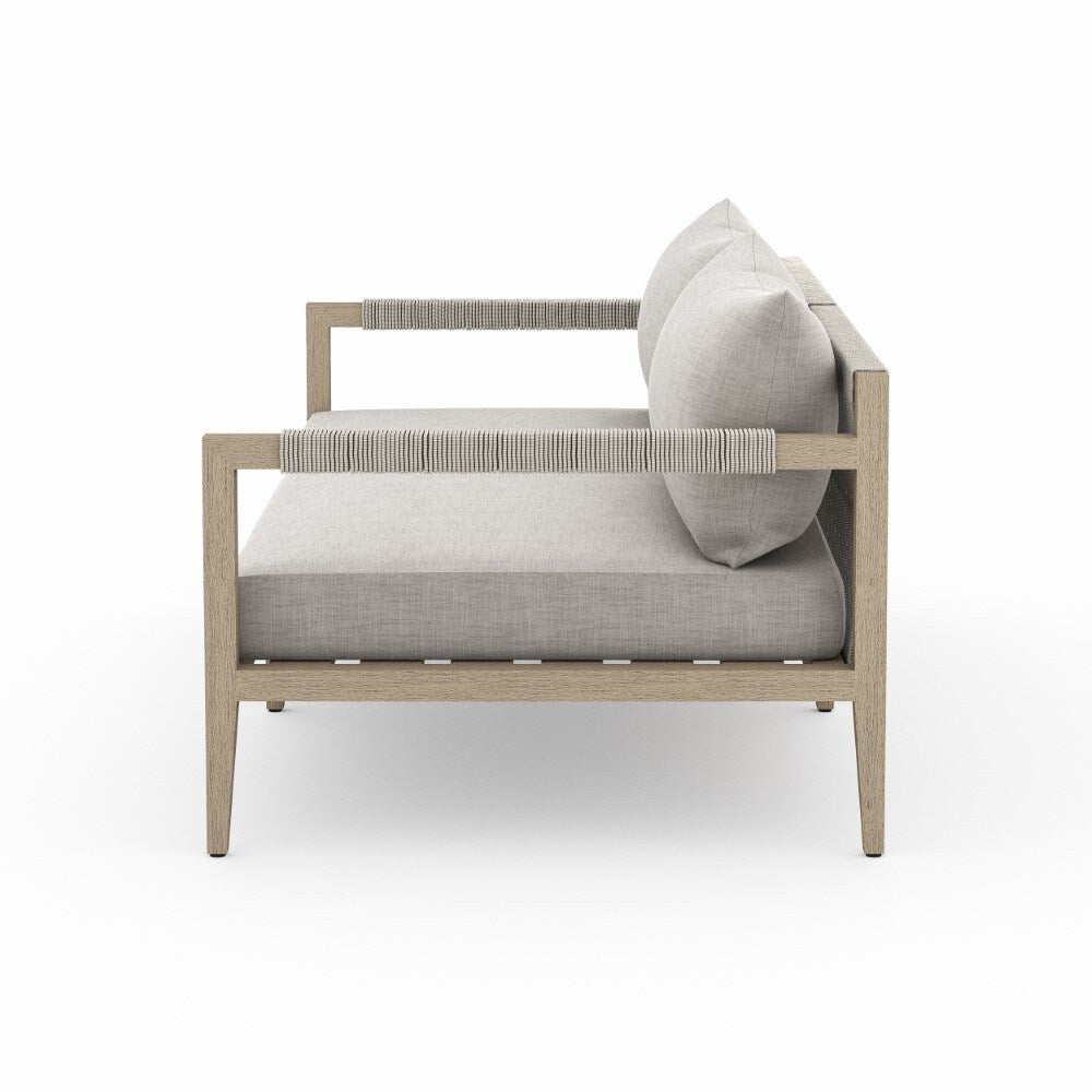 Four Hands - Sherwood Outdoor Sofa 63in - Brown/Stone Gr - JSOL-10102K-561 veiw 3